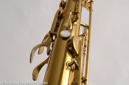 Conn 10M Tenor Saxophone Naked Lady Rolled Tone Holes Original Lacquer 322571