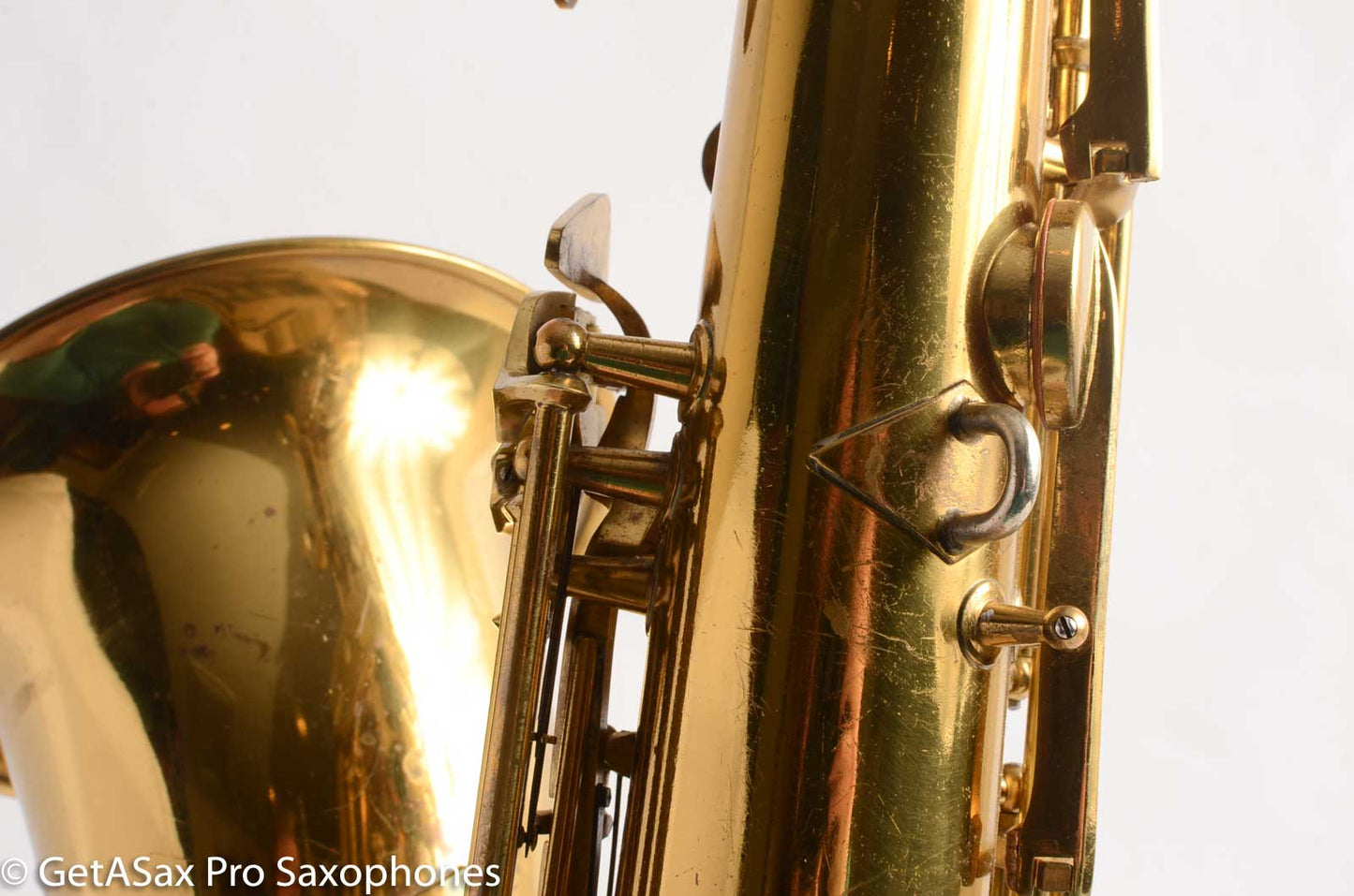 Conn 10M Tenor Saxophone Naked Lady Rolled Tone Holes Original Lacquer 322571