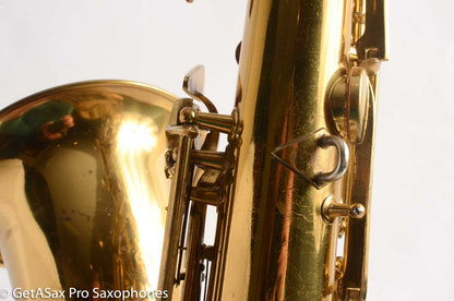 Conn 10M Tenor Saxophone Naked Lady Rolled Tone Holes Original Lacquer 322571