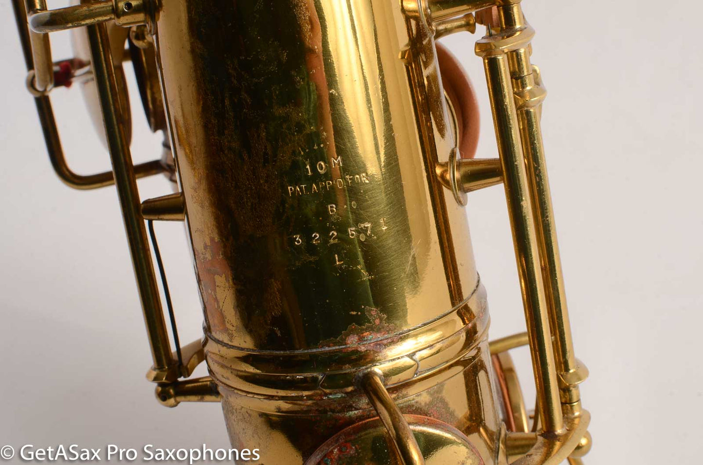 Conn 10M Tenor Saxophone Naked Lady Rolled Tone Holes Original Lacquer 322571