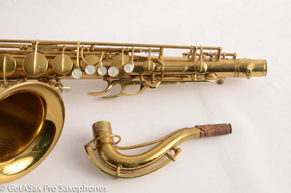 Conn 10M Tenor Saxophone Naked Lady Rolled Tone Holes Original Lacquer 322571