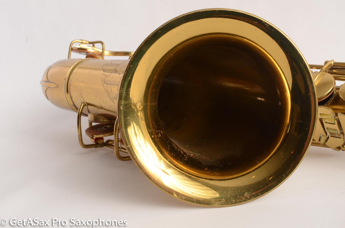 Conn 10M Tenor Saxophone Naked Lady Rolled Tone Holes Original Lacquer 322571