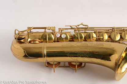 Conn 10M Tenor Saxophone Naked Lady Rolled Tone Holes Original Lacquer 322571