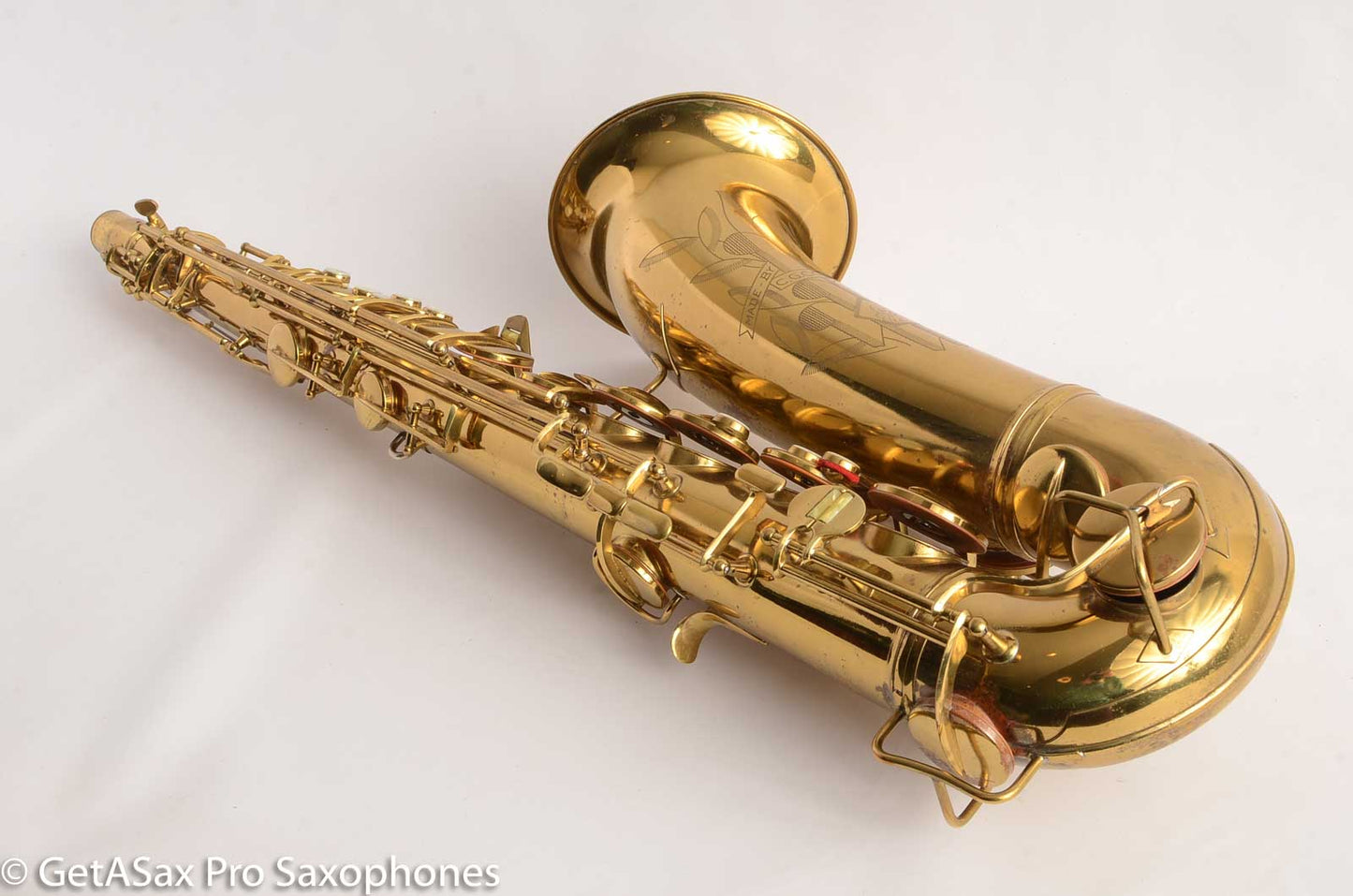 Conn 10M Tenor Saxophone Naked Lady Rolled Tone Holes Original Lacquer 322571