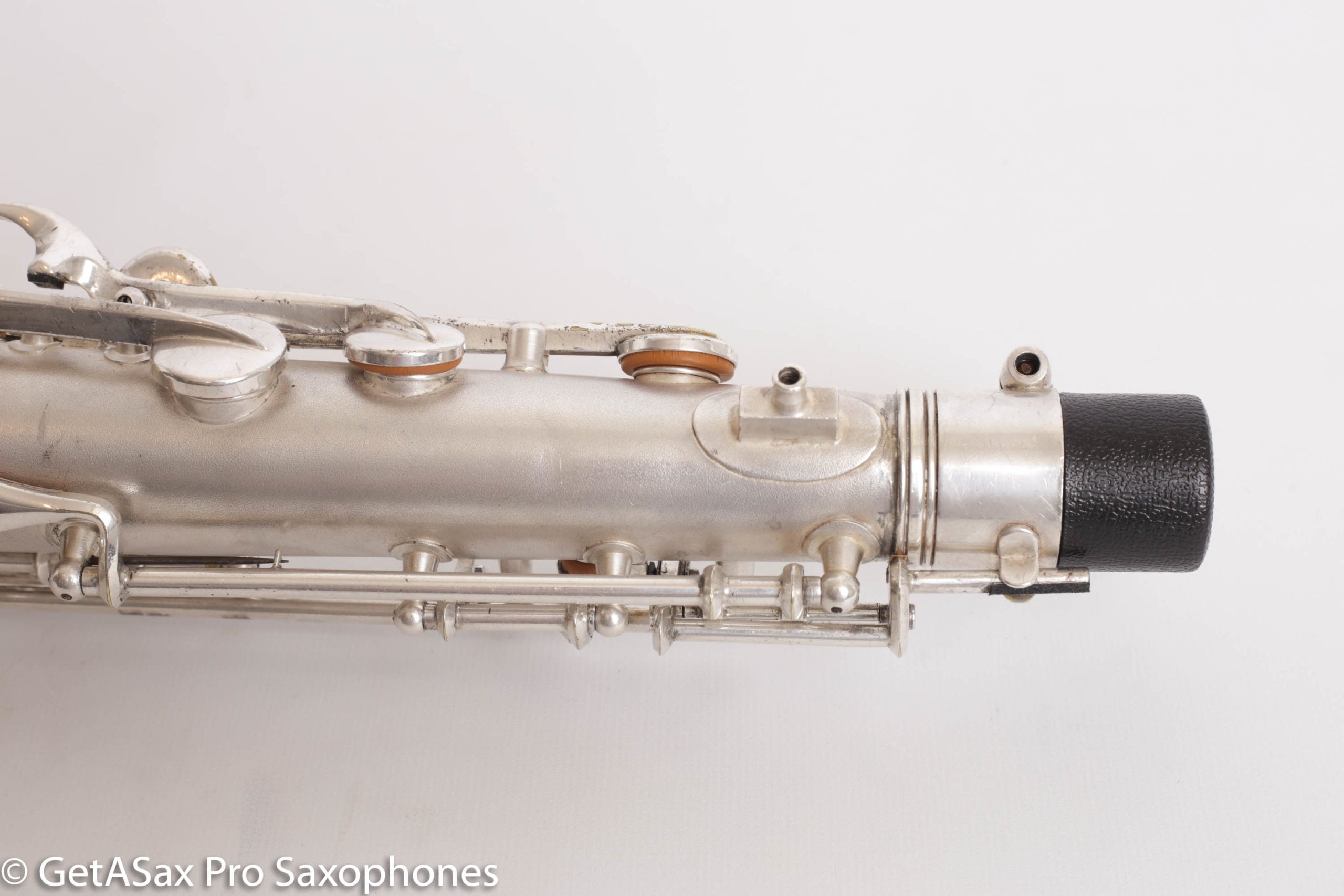 Conn 10M Tenor Rolled Tone Holes Original Silver Plate Very Good