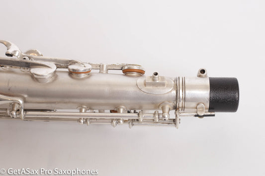 Conn 10M Tenor Rolled Tone Holes Original Silver Plate Very Good Condition Fresh Overhaul! 310735