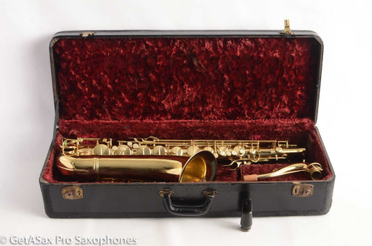 Conn 10M Tenor Saxophone Pre-War 1935 Relacquered Fresh Overhaul Plays Easily