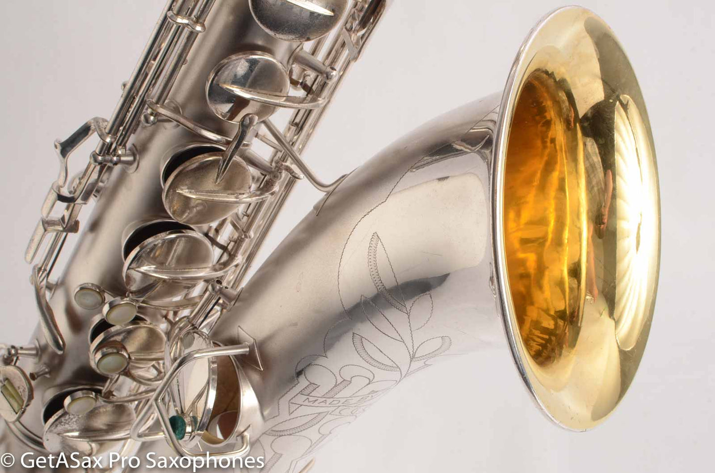 Conn Transitional 10M Tenor 259xxx Fresh Overhaul Gorgeous original silver!