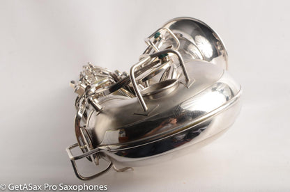 Conn Transitional 10M Tenor 259xxx Fresh Overhaul Gorgeous original silver!
