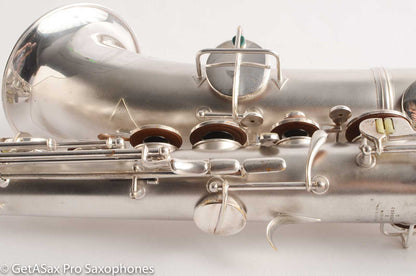 Conn Transitional 10M Tenor 259xxx Fresh Overhaul Gorgeous original silver!