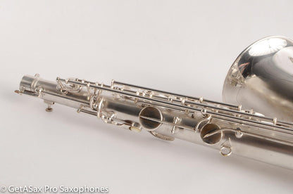 Conn Transitional 10M Tenor 259xxx Fresh Overhaul Gorgeous original silver!