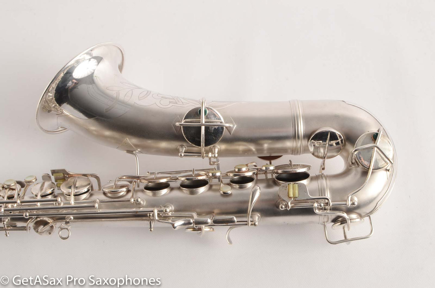 Conn Transitional 10M Tenor 259xxx Fresh Overhaul Gorgeous original silver!