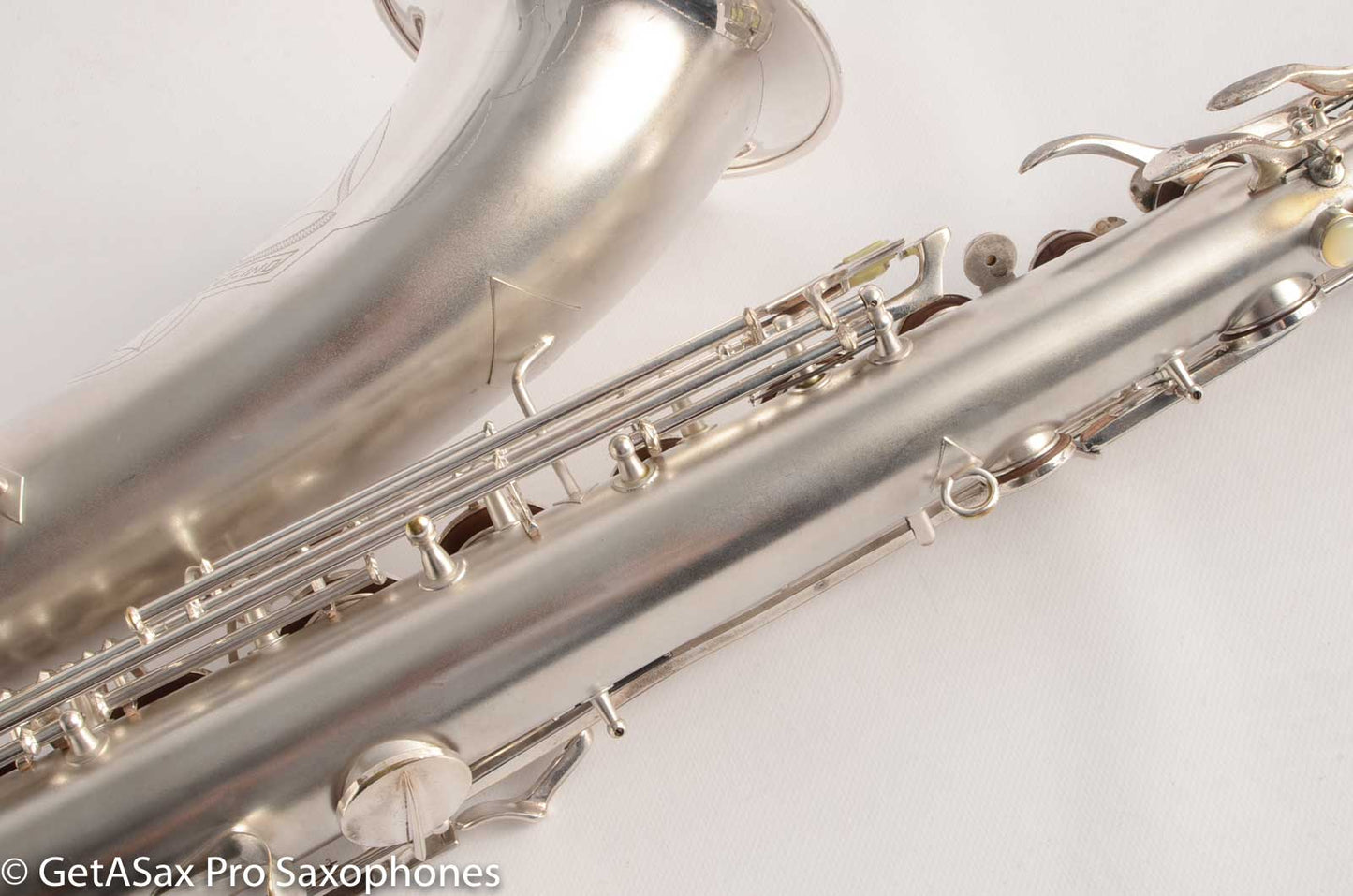 Conn Transitional 10M Tenor 259xxx Fresh Overhaul Gorgeous original silver!