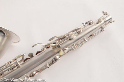 Conn Transitional 10M Tenor 259xxx Fresh Overhaul Gorgeous original silver!