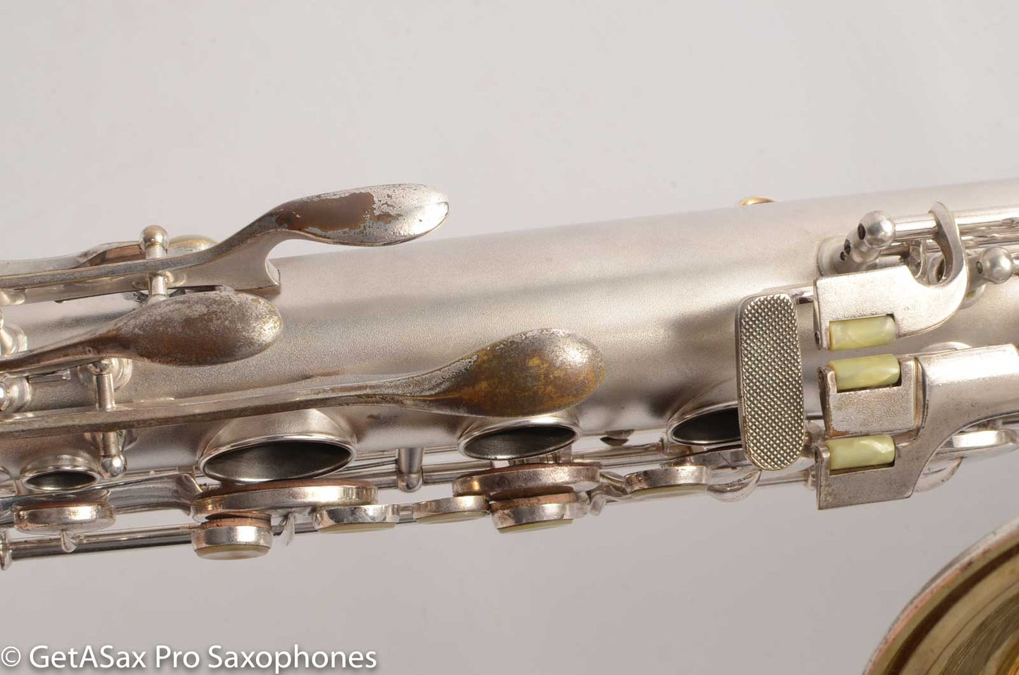 Conn Transitional 10M Tenor 259xxx Fresh Overhaul Gorgeous original silver!