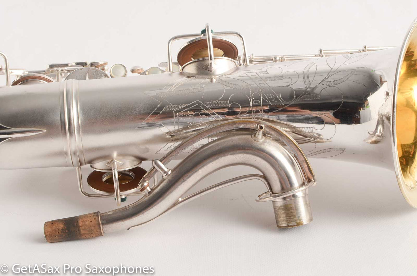 Conn Transitional 10M Tenor 259xxx Fresh Overhaul Gorgeous original silver!