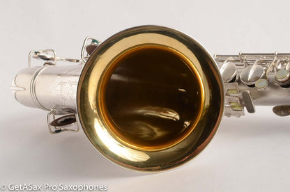Conn Transitional 10M Tenor 259xxx Fresh Overhaul Gorgeous original silver!