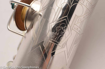 Conn Transitional 10M Tenor 259xxx Fresh Overhaul Gorgeous original silver!