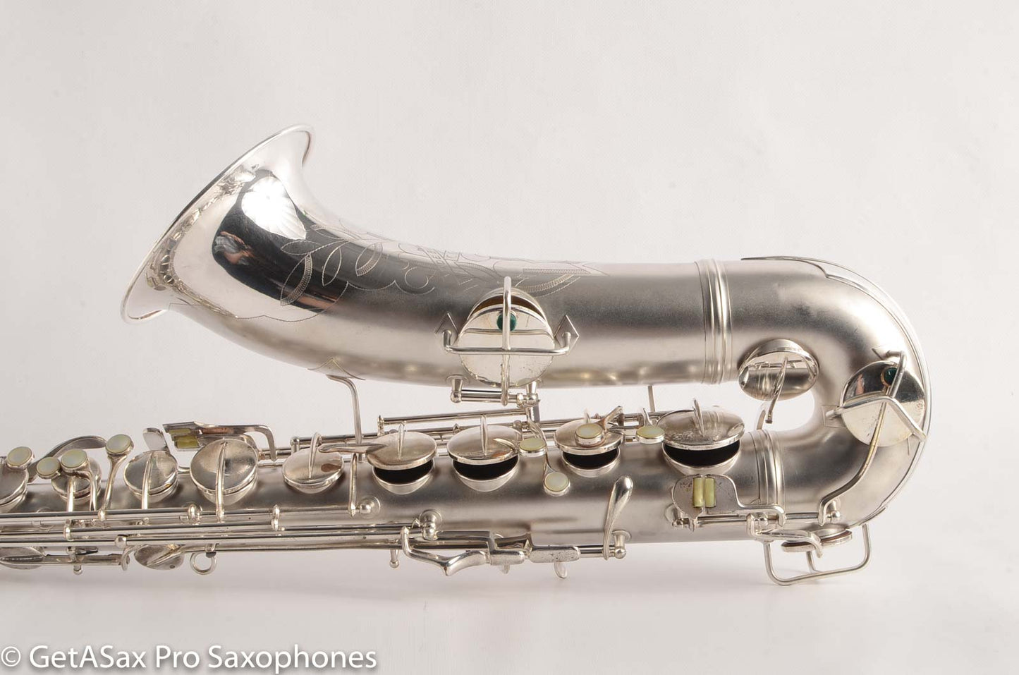 Conn Transitional 10M Tenor 259xxx Fresh Overhaul Gorgeous original silver!