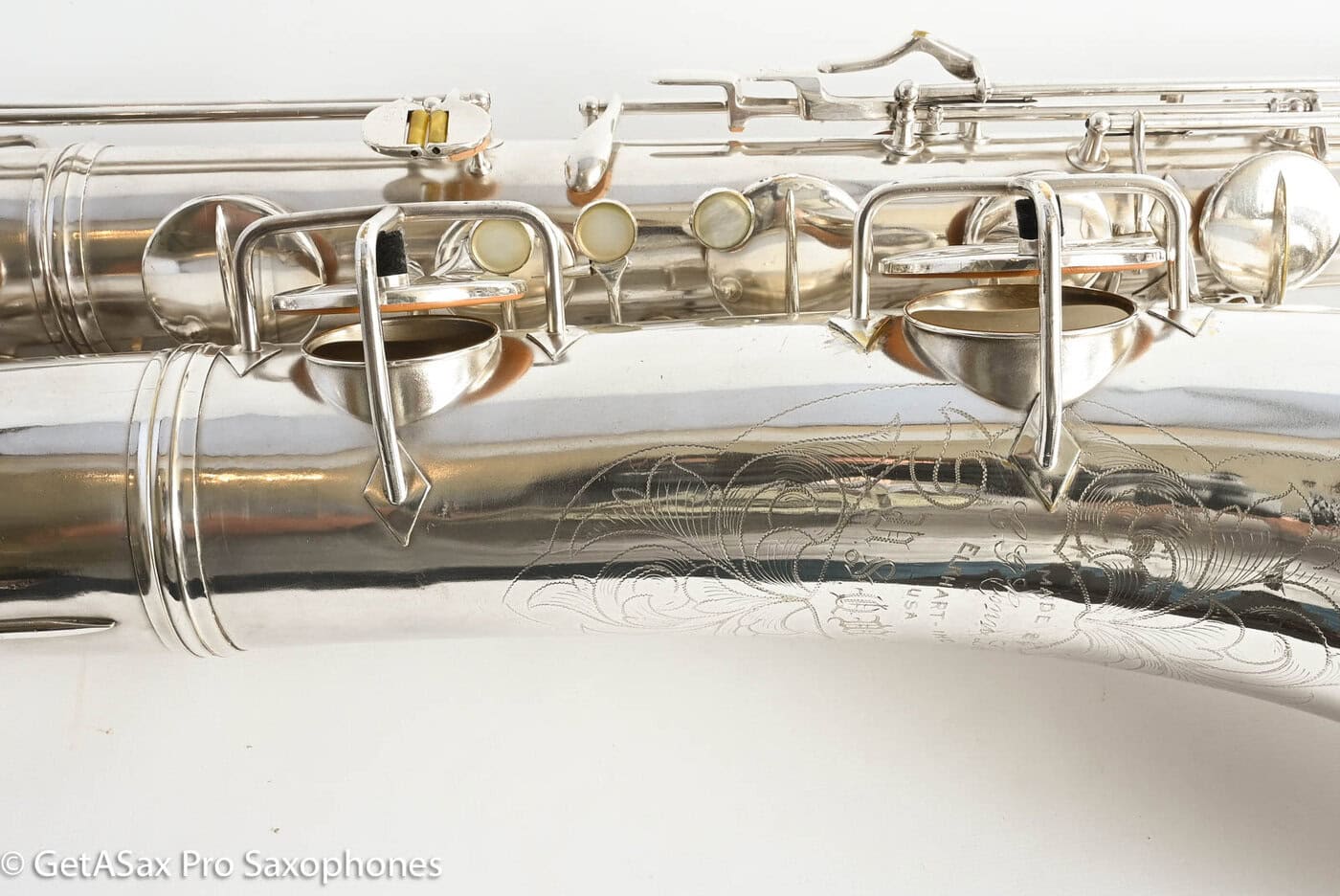 Conn 12M Transitional Baritone Fresh Overhaul Original Silver Plate Silver Gloger Extended Neck! 251000