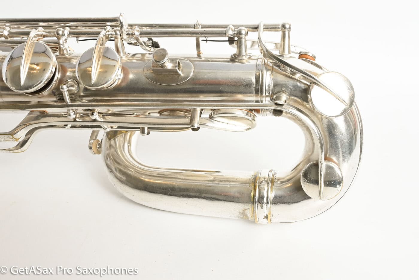 Conn 12M Transitional Baritone Fresh Overhaul Original Silver Plate Silver Gloger Extended Neck! 251000