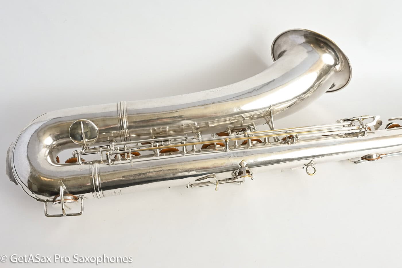 Conn 12M Transitional Baritone Fresh Overhaul Original Silver Plate Silver Gloger Extended Neck! 251000