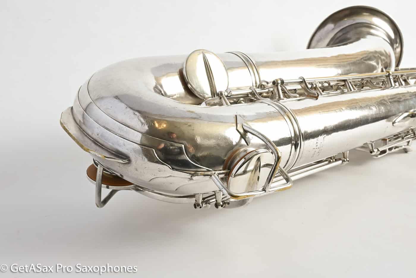 Conn 12M Transitional Baritone Fresh Overhaul Original Silver Plate Silver Gloger Extended Neck! 251000