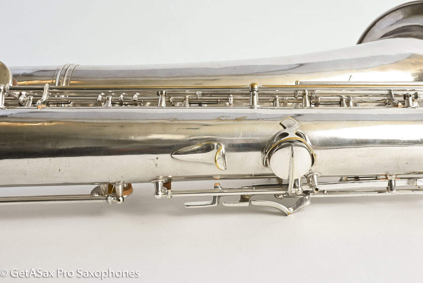 Conn 12M Transitional Baritone Fresh Overhaul Original Silver Plate Silver Gloger Extended Neck! 251000