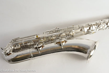 Conn 12M Transitional Baritone Fresh Overhaul Original Silver Plate Silver Gloger Extended Neck! 251000