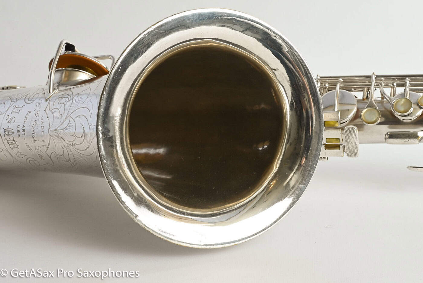 Conn 12M Transitional Baritone Fresh Overhaul Original Silver Plate Silver Gloger Extended Neck! 251000