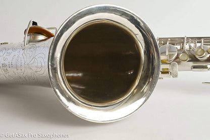 Conn 12M Transitional Baritone Fresh Overhaul Original Silver Plate Silver Gloger Extended Neck! 251000