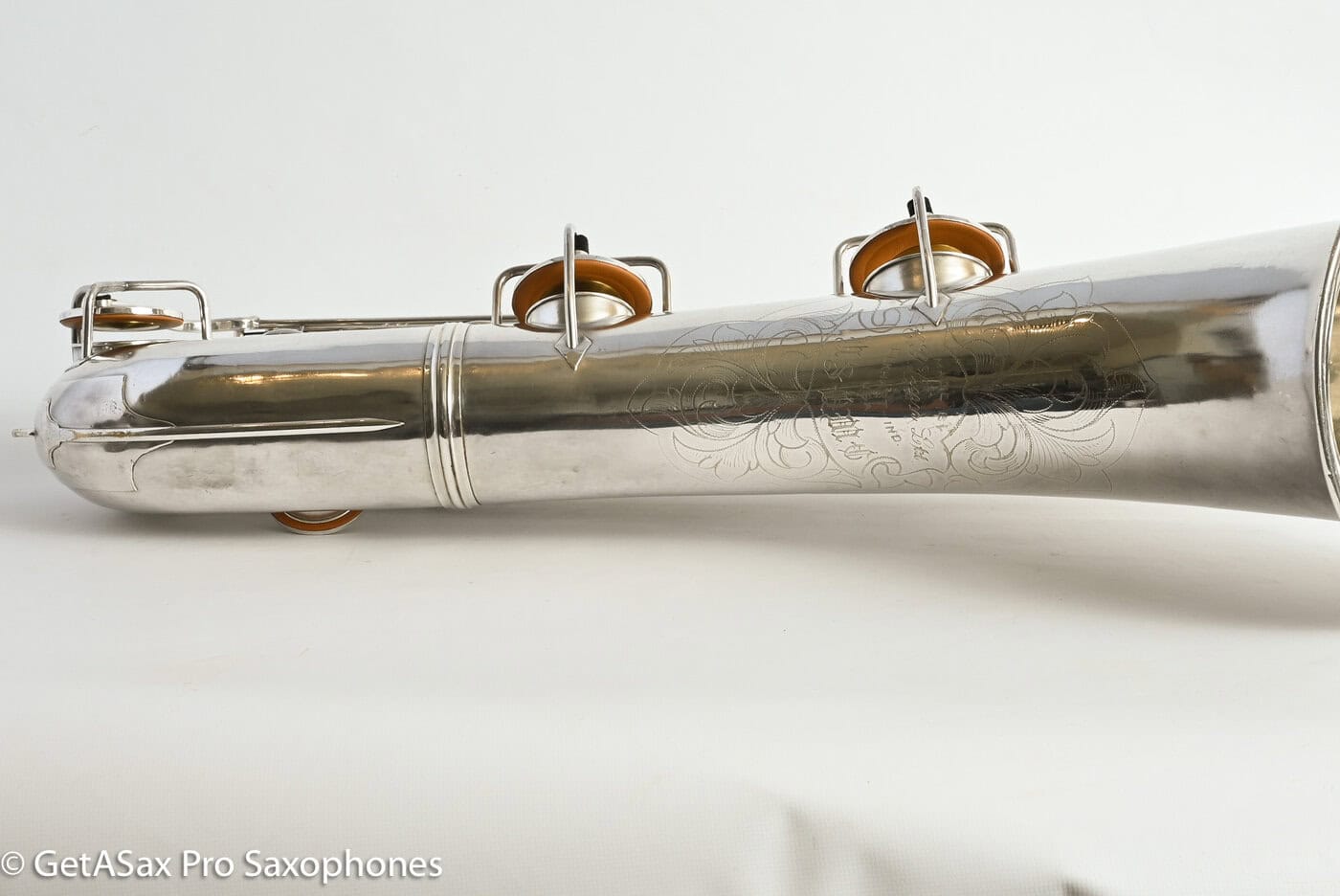 Conn 12M Transitional Baritone Fresh Overhaul Original Silver Plate Silver Gloger Extended Neck! 251000