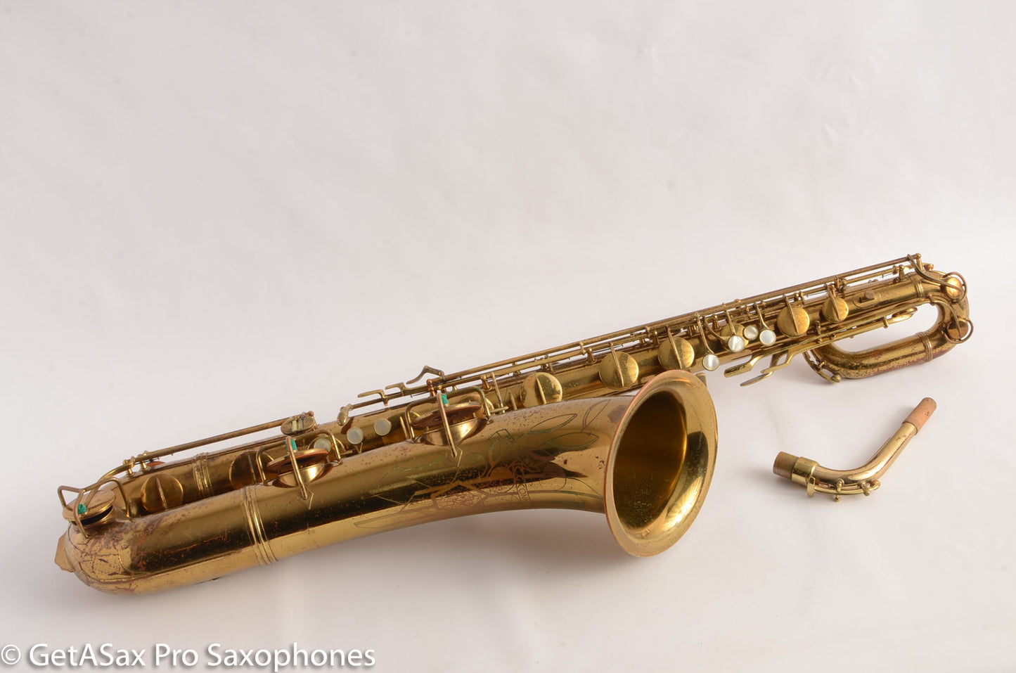 Conn 12M Transitional Baritone Original Lacquer Excellent Condition Neck Extension – Tunes Great! 267059