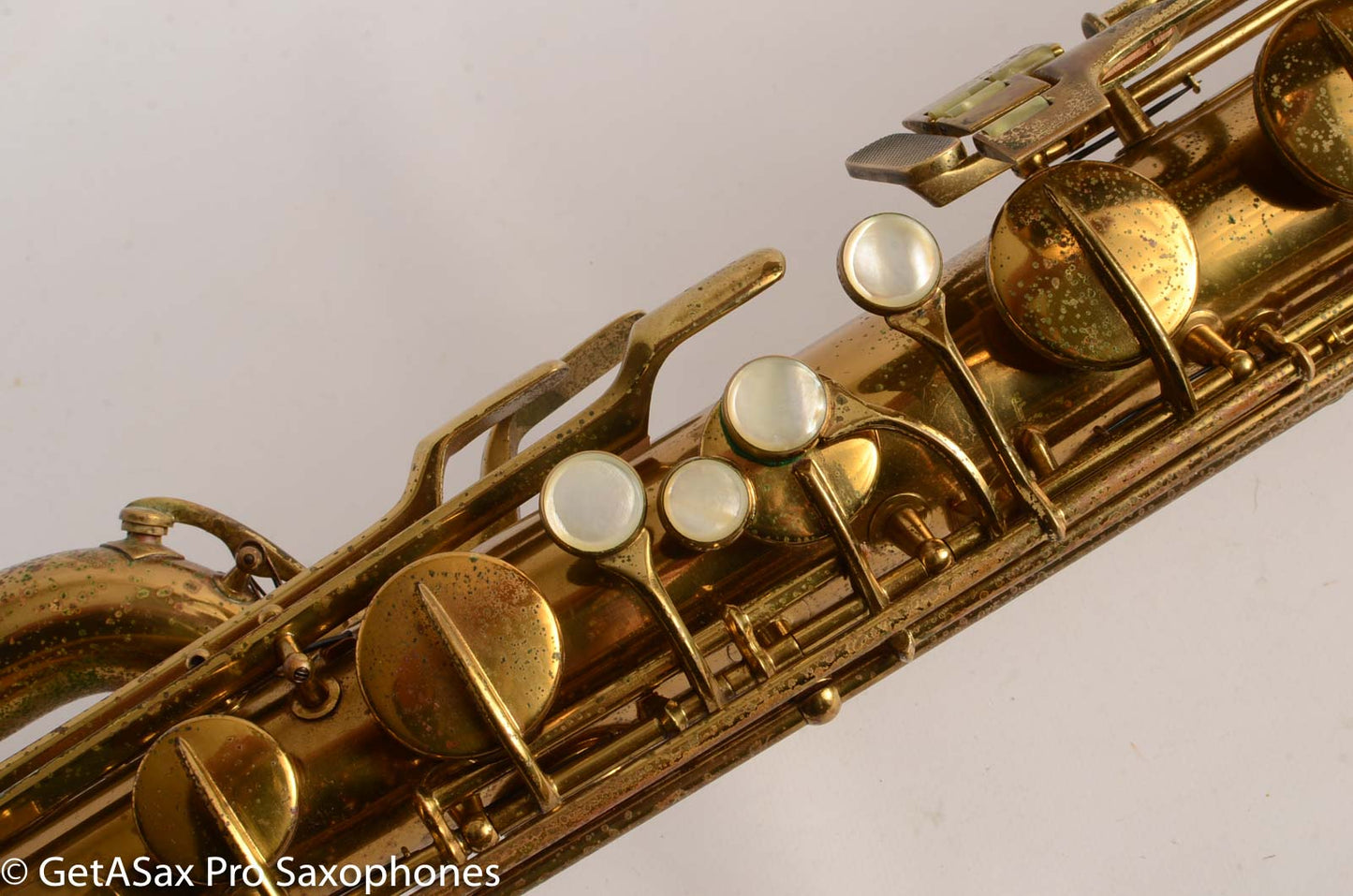 Conn 12M Transitional Baritone Original Lacquer Excellent Condition Neck Extension – Tunes Great! 267059