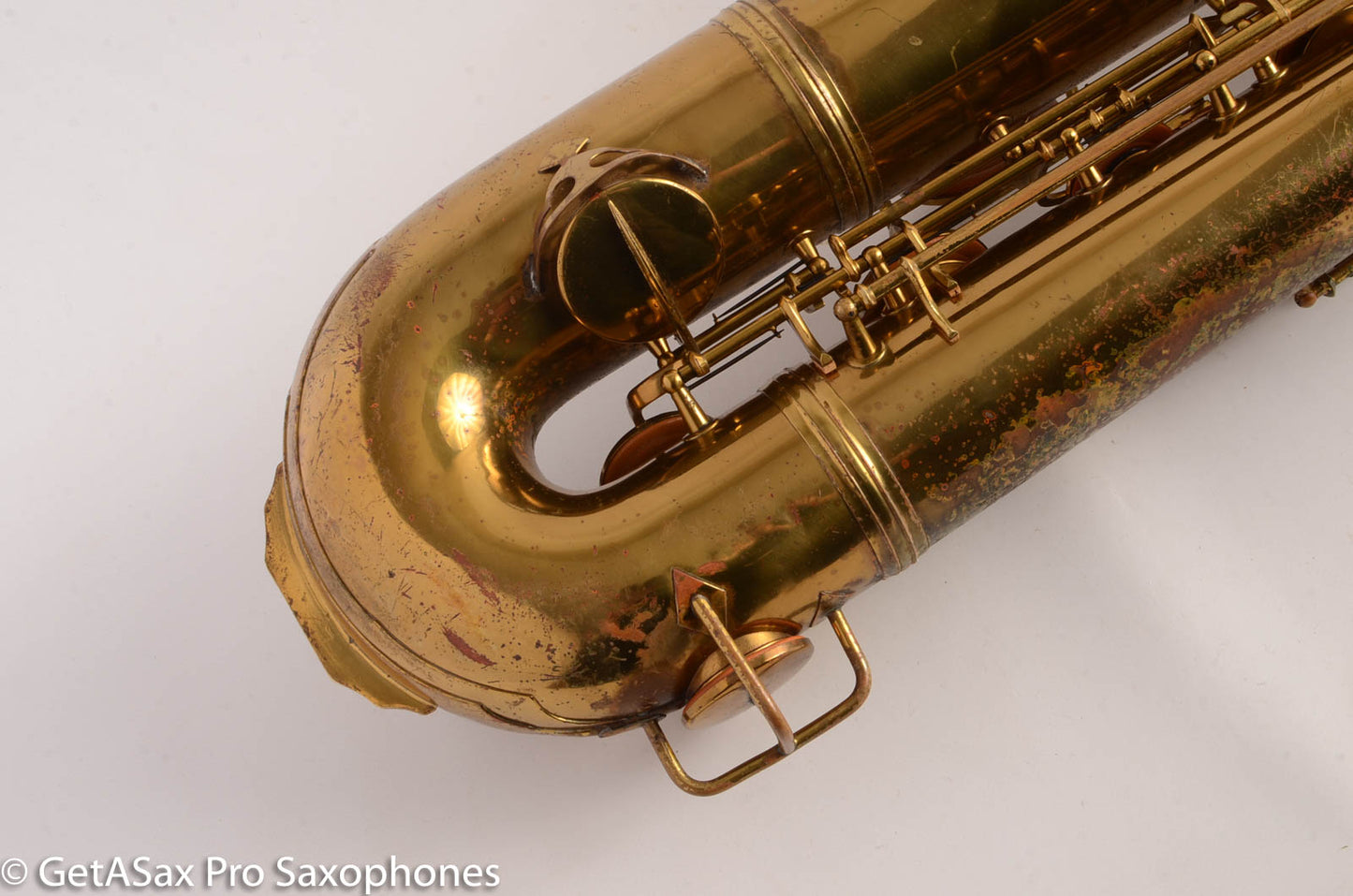 Conn 12M Transitional Baritone Original Lacquer Excellent Condition Neck Extension – Tunes Great! 267059