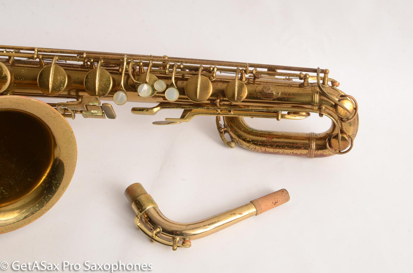 Conn 12M Transitional Baritone Original Lacquer Excellent Condition Neck Extension – Tunes Great! 267059