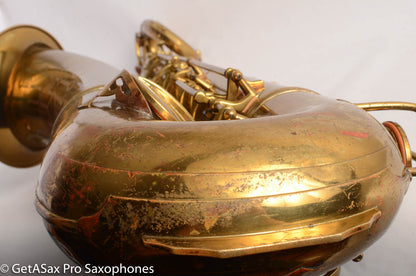 Conn 12M Transitional Baritone Original Lacquer Excellent Condition Neck Extension – Tunes Great! 267059