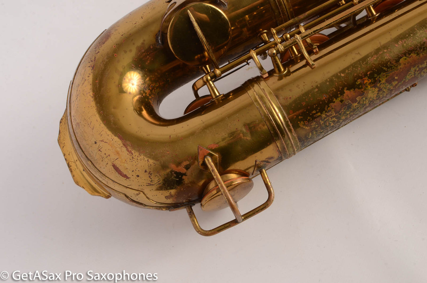 Conn 12M Transitional Baritone Original Lacquer Excellent Condition Neck Extension – Tunes Great! 267059