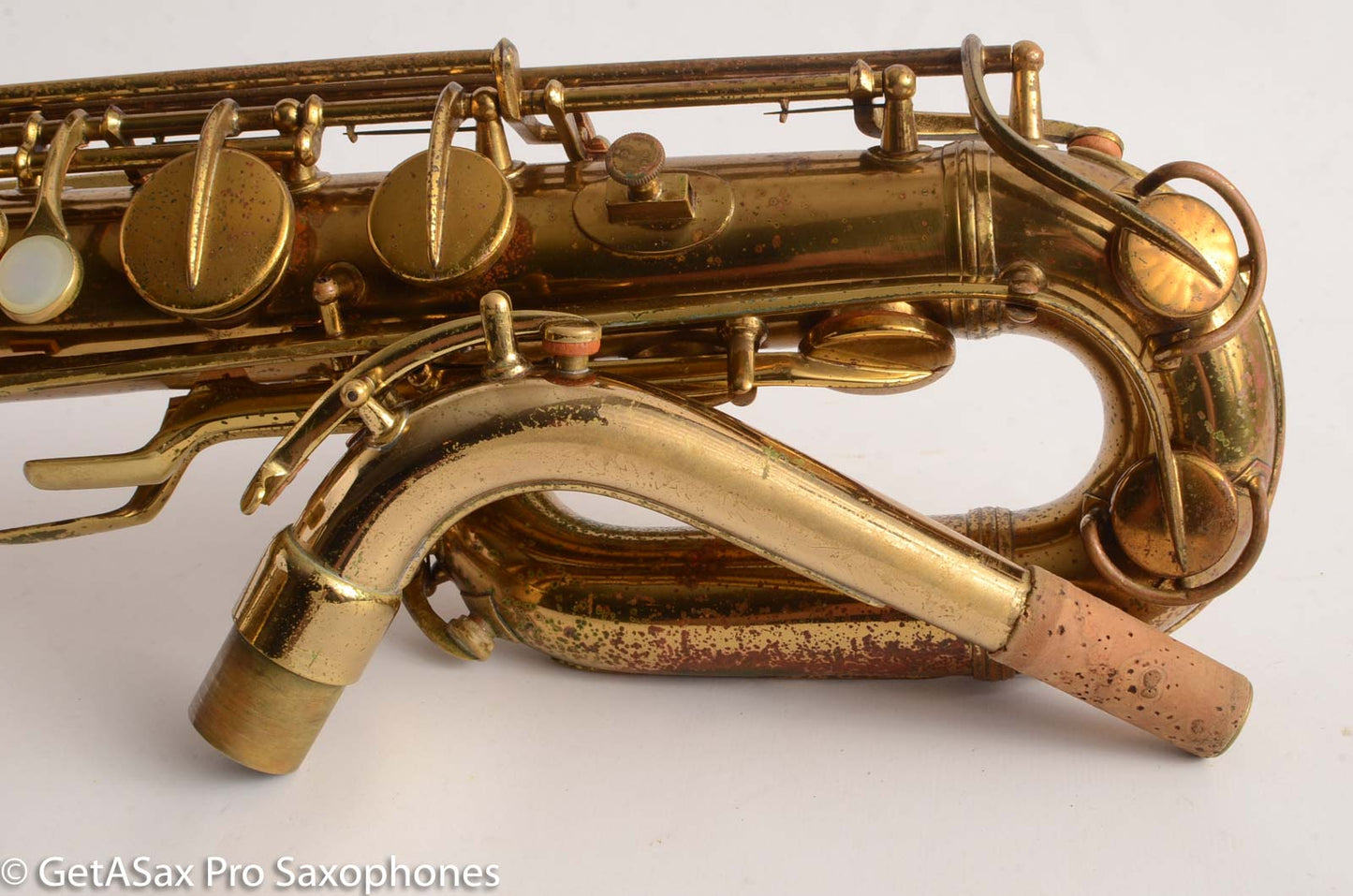 Conn 12M Transitional Baritone Original Lacquer Excellent Condition Neck Extension – Tunes Great! 267059