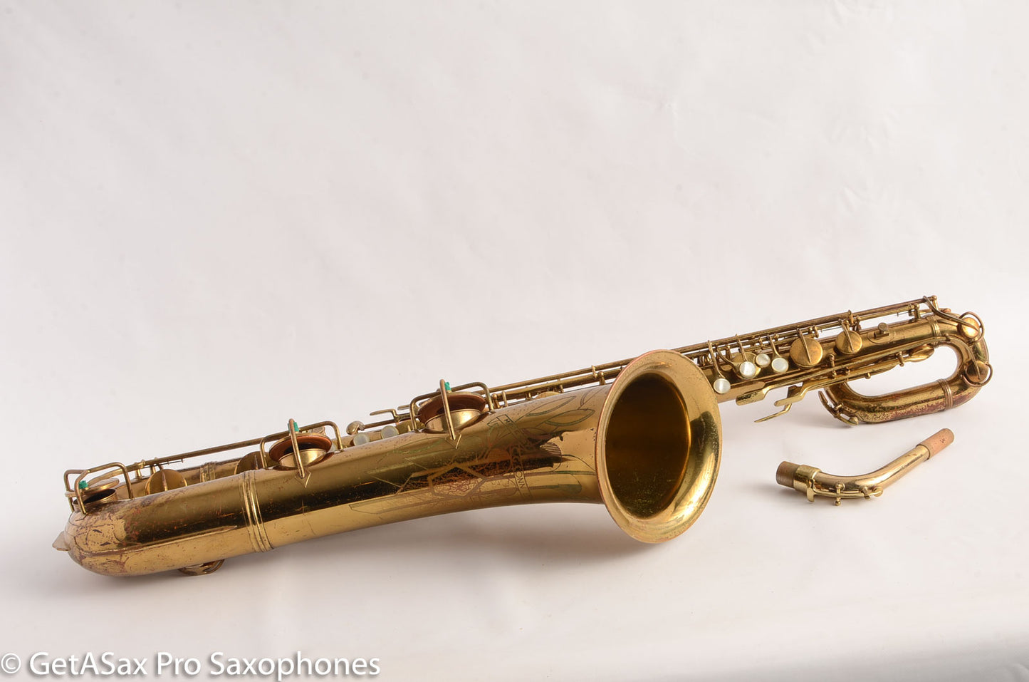 Conn 12M Transitional Baritone Original Lacquer Excellent Condition Neck Extension – Tunes Great! 267059