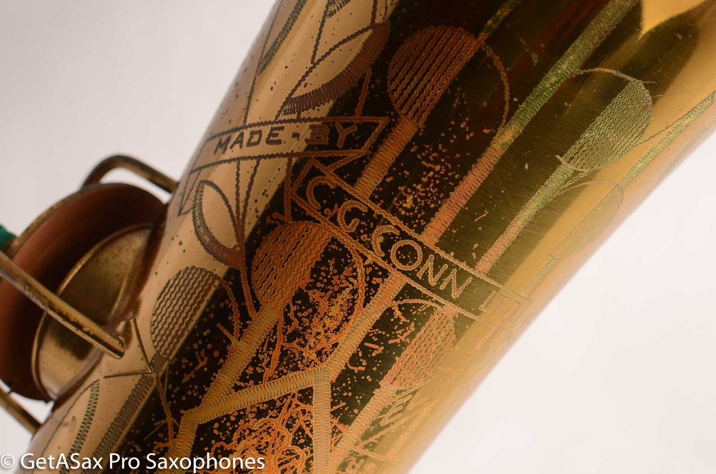 Conn 12M Transitional Baritone Original Lacquer Excellent Condition Neck Extension – Tunes Great! 267059