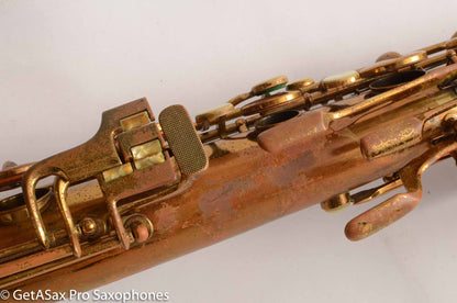 Conn 12M Pre War Mulligan-era Transitional Baritone Saxophone 256716 Old Pads