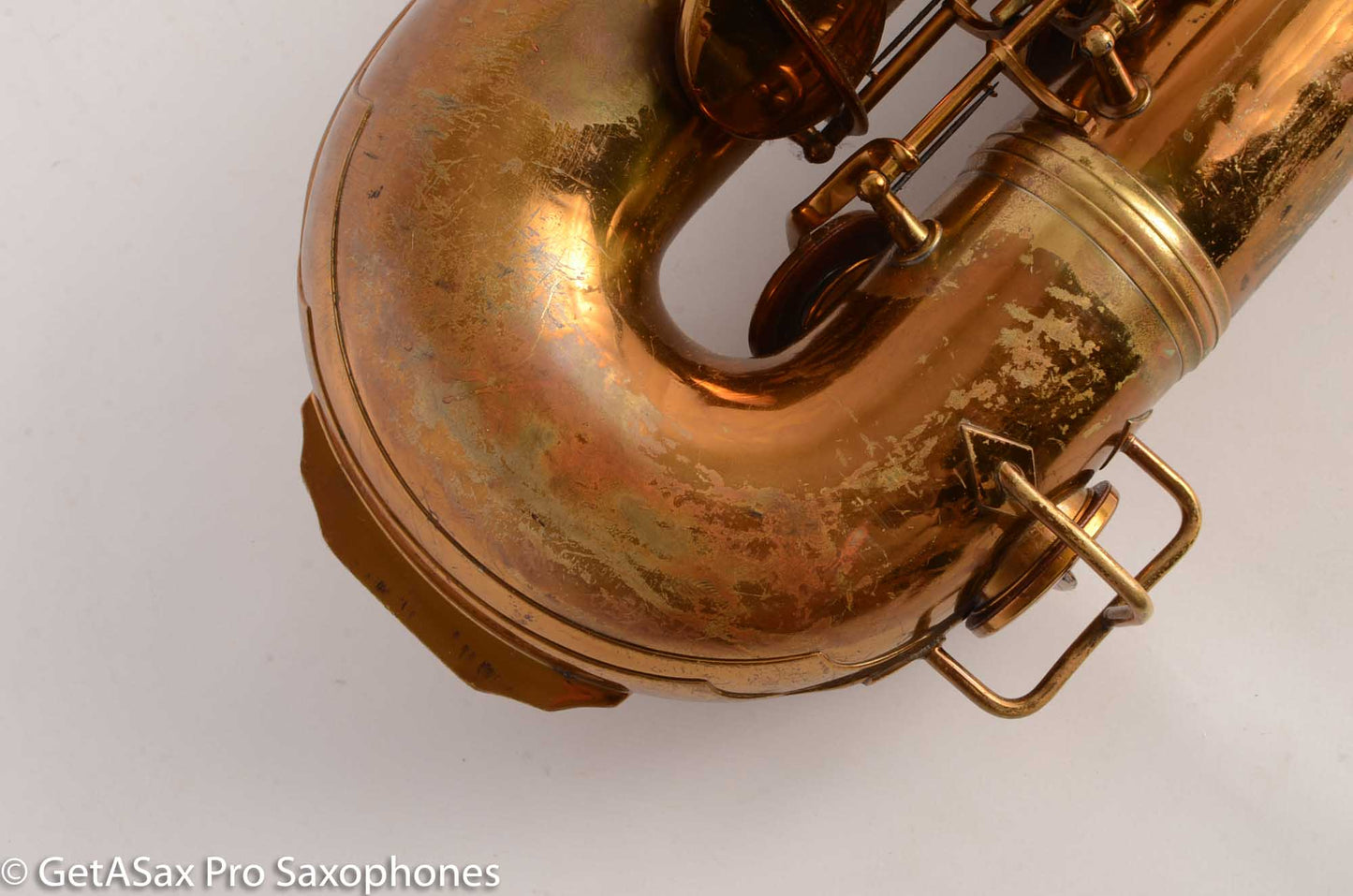 Conn 12M Pre War Mulligan-era Transitional Baritone Saxophone 256716 Old Pads