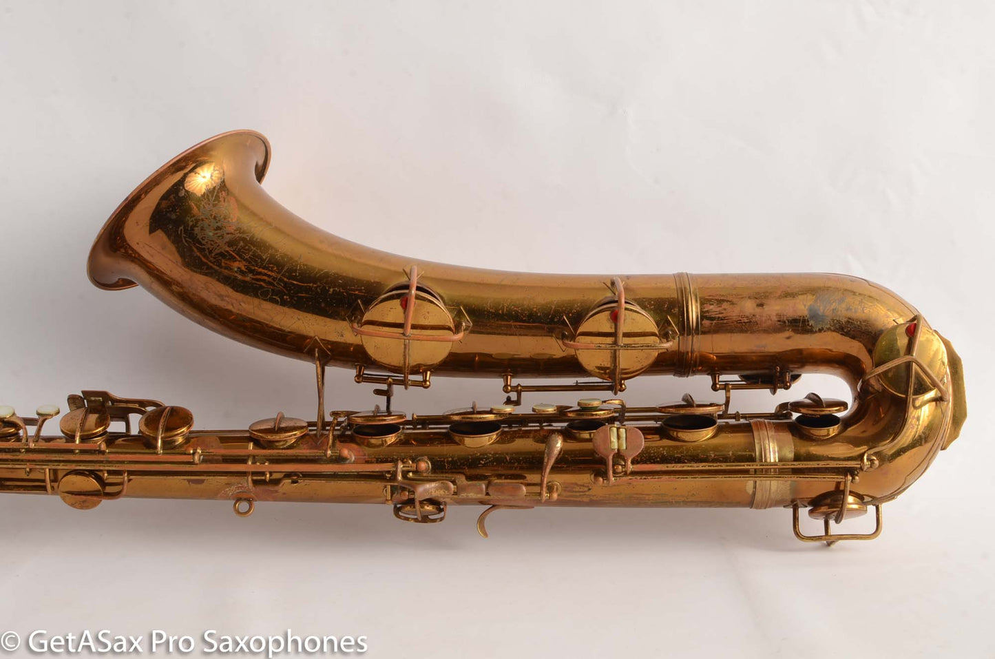 Conn 12M Pre War Mulligan-era Transitional Baritone Saxophone 256716 Old Pads