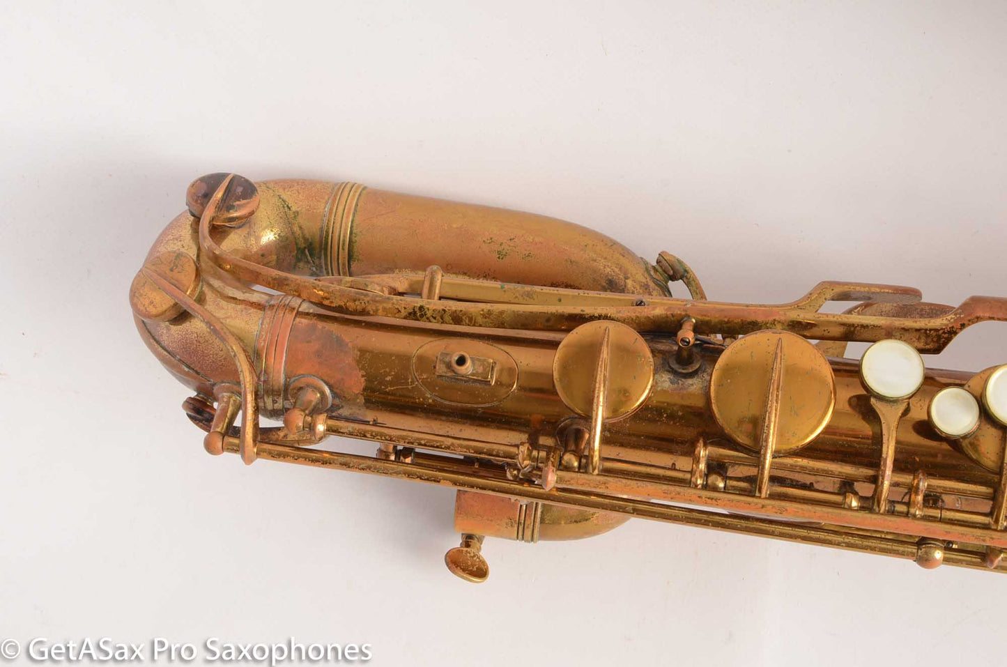 Conn 12M Pre War Mulligan-era Transitional Baritone Saxophone 256716 Old Pads