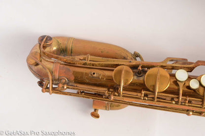 Conn 12M Pre War Mulligan-era Transitional Baritone Saxophone 256716 Old Pads