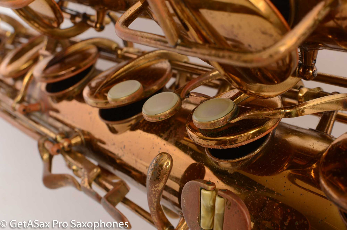 Conn 12M Pre War Mulligan-era Transitional Baritone Saxophone 256716 Old Pads