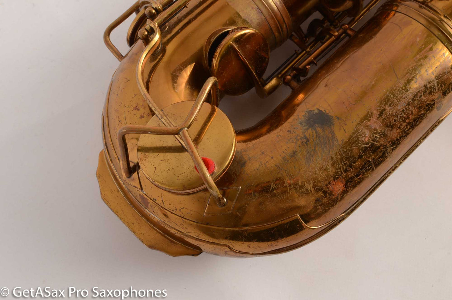 Conn 12M Pre War Mulligan-era Transitional Baritone Saxophone 256716 Old Pads