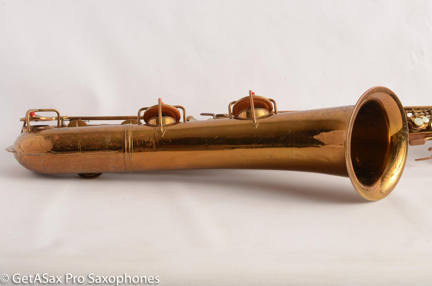 Conn 12M Pre War Mulligan-era Transitional Baritone Saxophone 256716 Old Pads