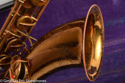 Conn 12M Pre War Mulligan-era Transitional Baritone Saxophone 256716 Old Pads